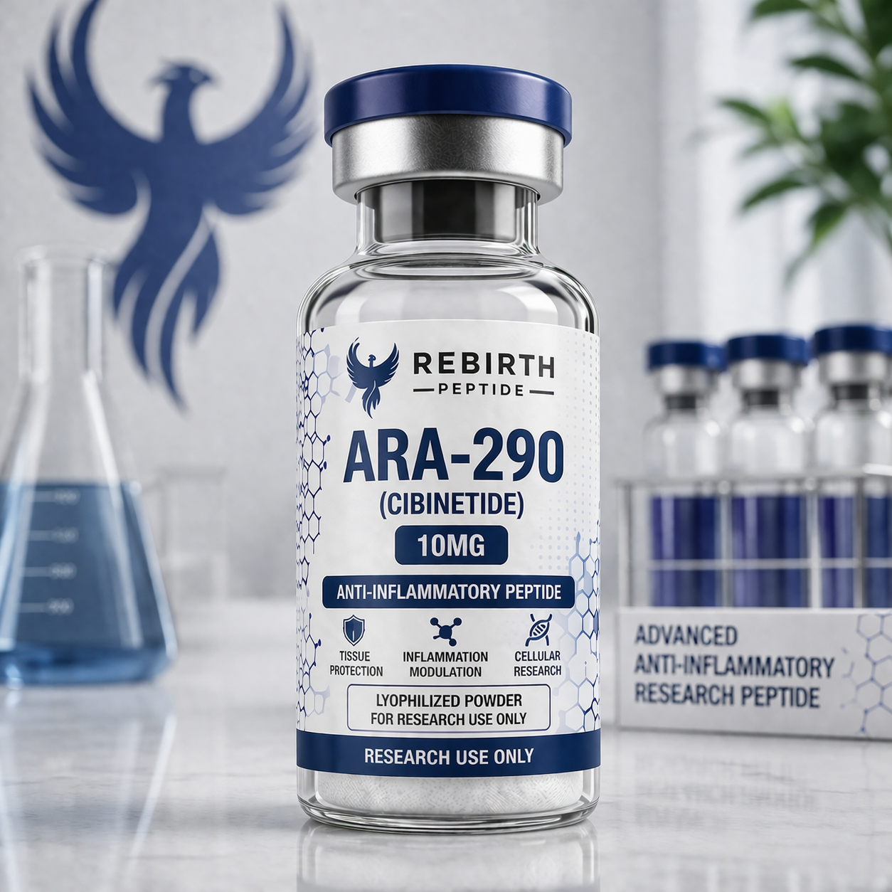 ARA-290 Peptide 10mg (Cibinetide) | Anti-Inflammatory Research Peptide ARA-290 Peptide