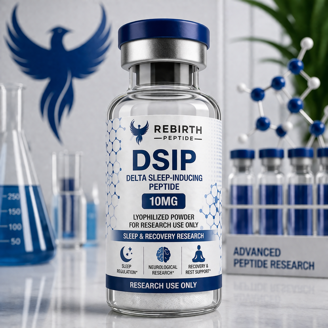 DSIP Peptide 5mg / 10mg | Delta Sleep-Inducing Peptide DSIP Peptide