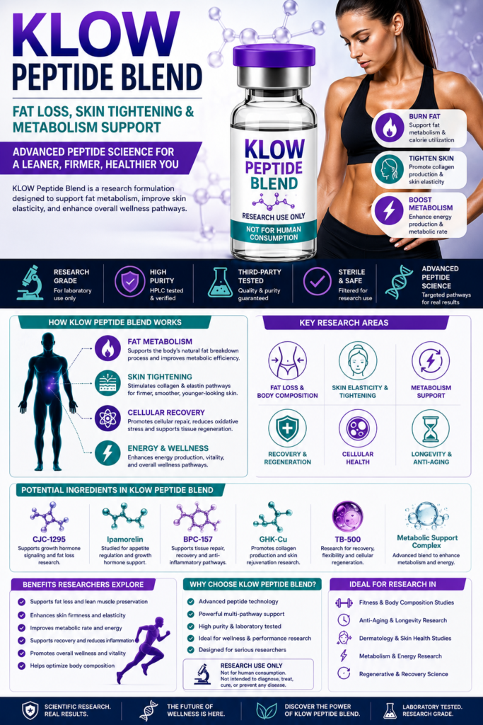 KLOW Peptide Blend – Powerful Fat Loss